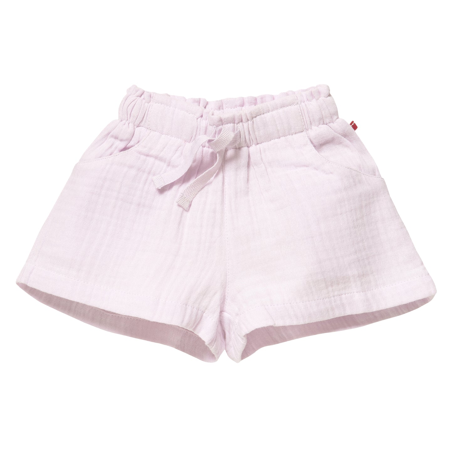 Shorts in mussola di cotone biologico - Lilla