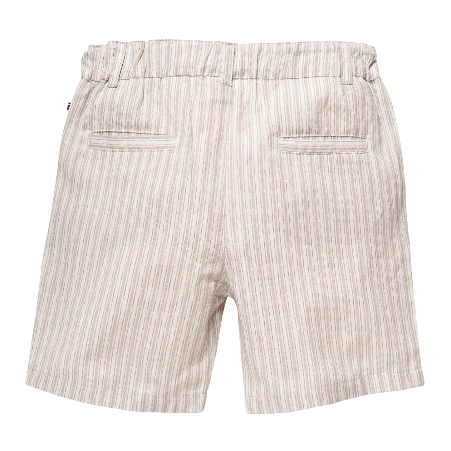 Shorts in cotone biologico - Righe Sabbia