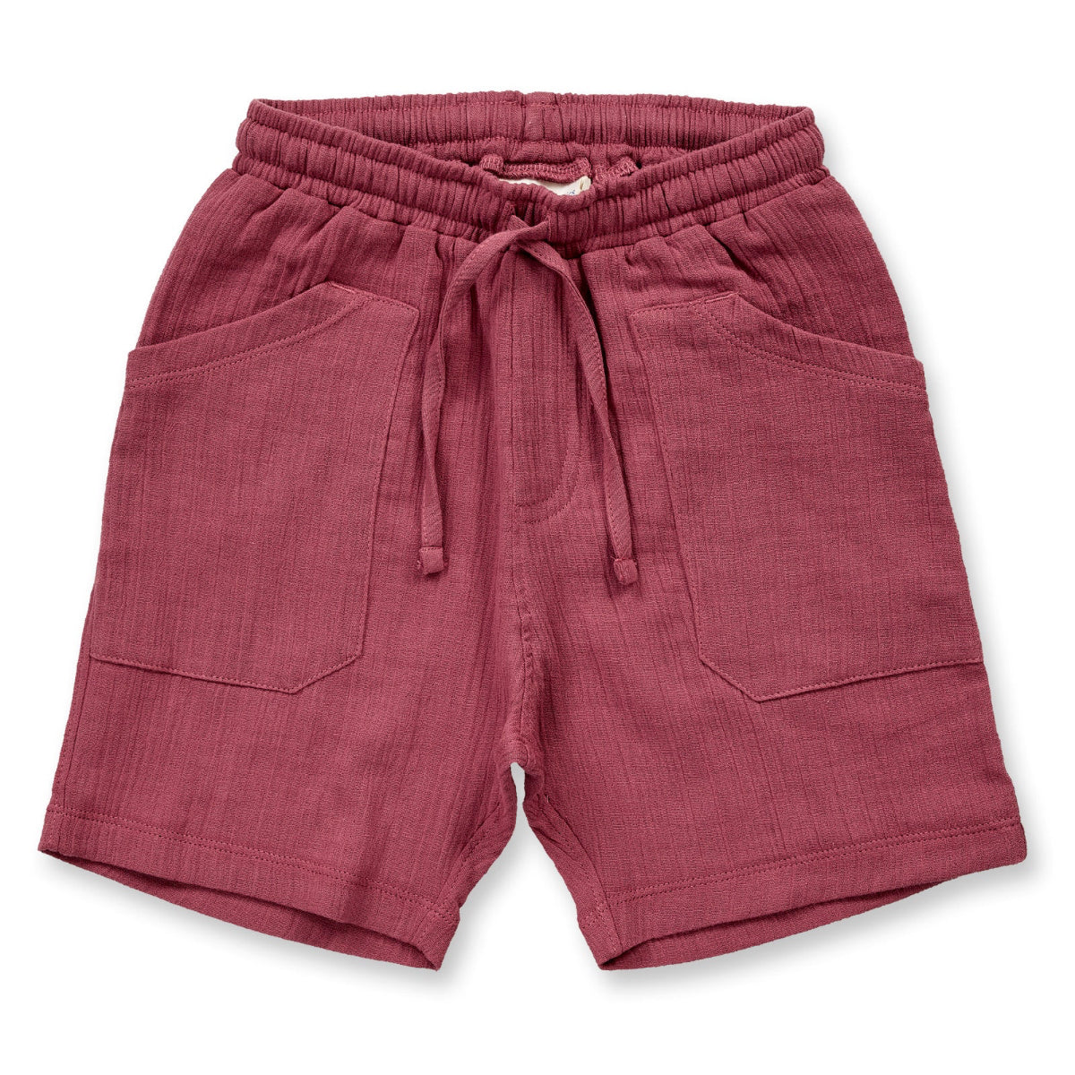 Pantaloncini in Mussola Cotone Biologico - Vinaccia
