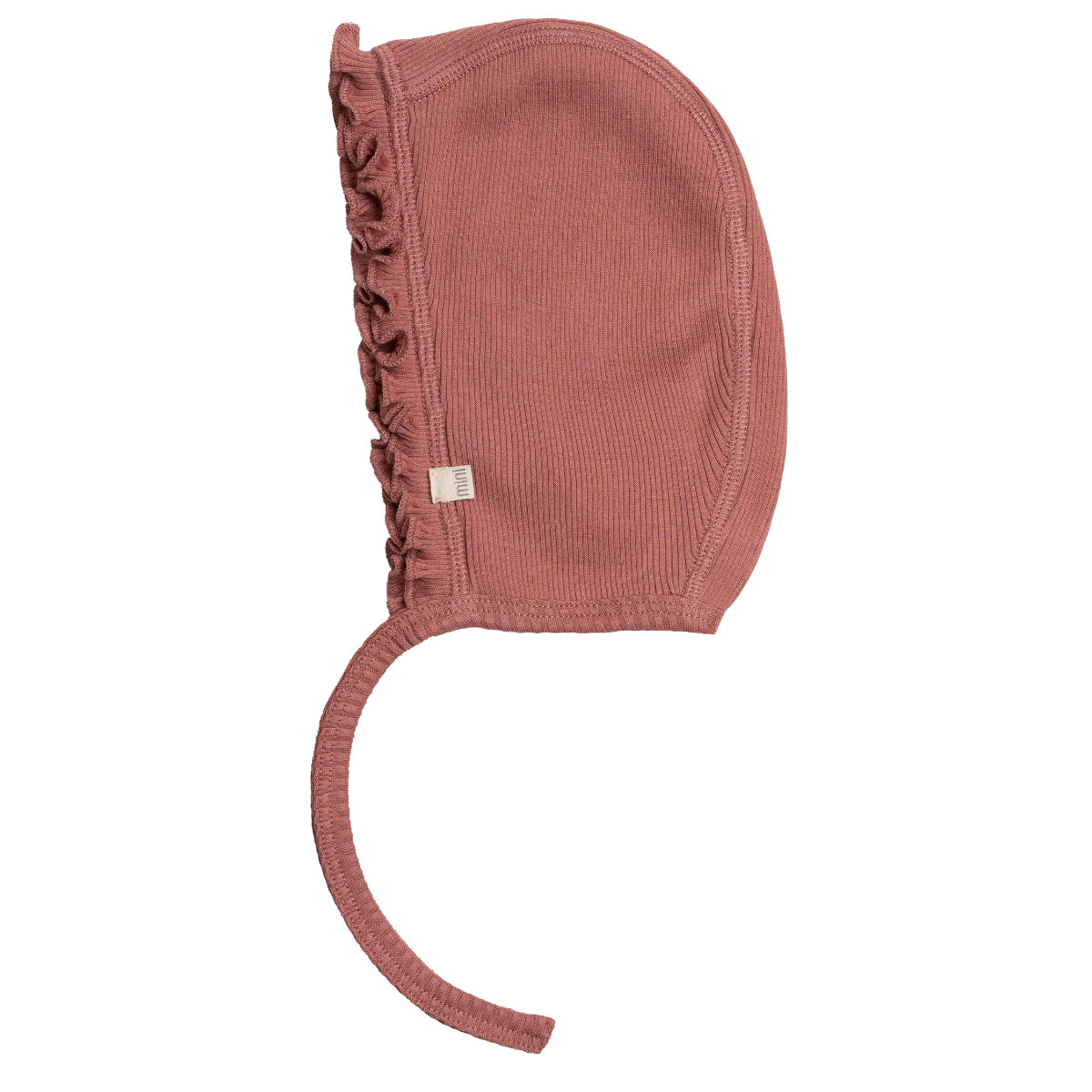 Cuffietta neonato con balze in Seta e Cotone - Colori Vari