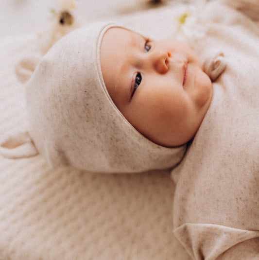 Cuffietta in Tencel e Lino - Ecru