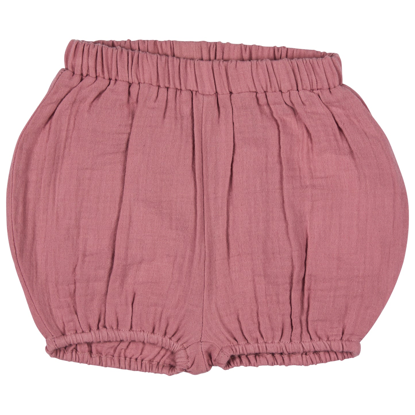 Shorts in Mussola di Cotone Biologico - Rosa