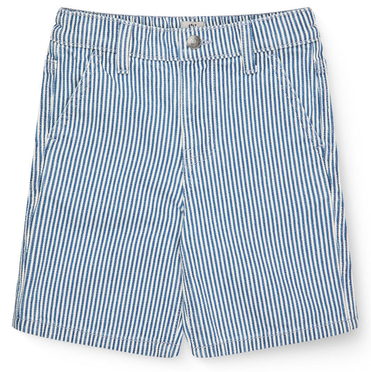 Pantaloncini in Twill di Cotone Biologico - Millerighe