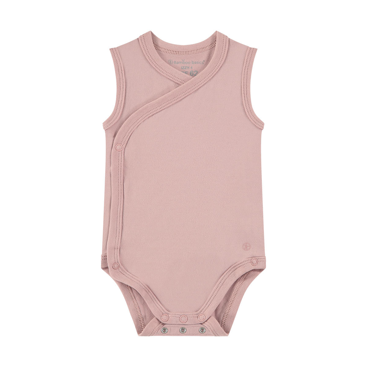 Box 3 pz - Body smanicato in Bamboo e Cotone Bianco/Beige/Rosa