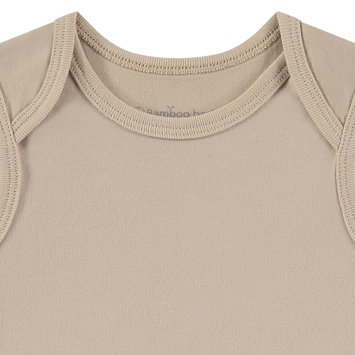 Box 3 pz - Body smanicato in Bamboo e Cotone Bianco/Beige/Rosa