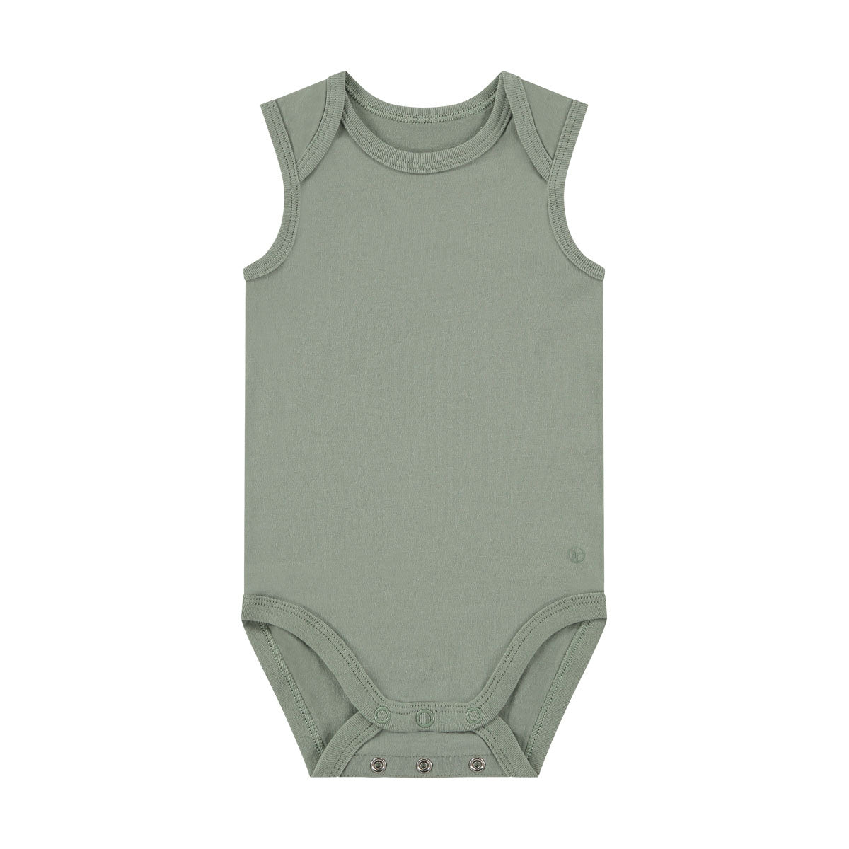 Box 3 pz - Body smanicato in Bamboo e Cotone Bianco/Verde/Blu