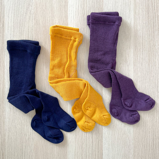 Calze baby in 100% Lana Merino - Blu