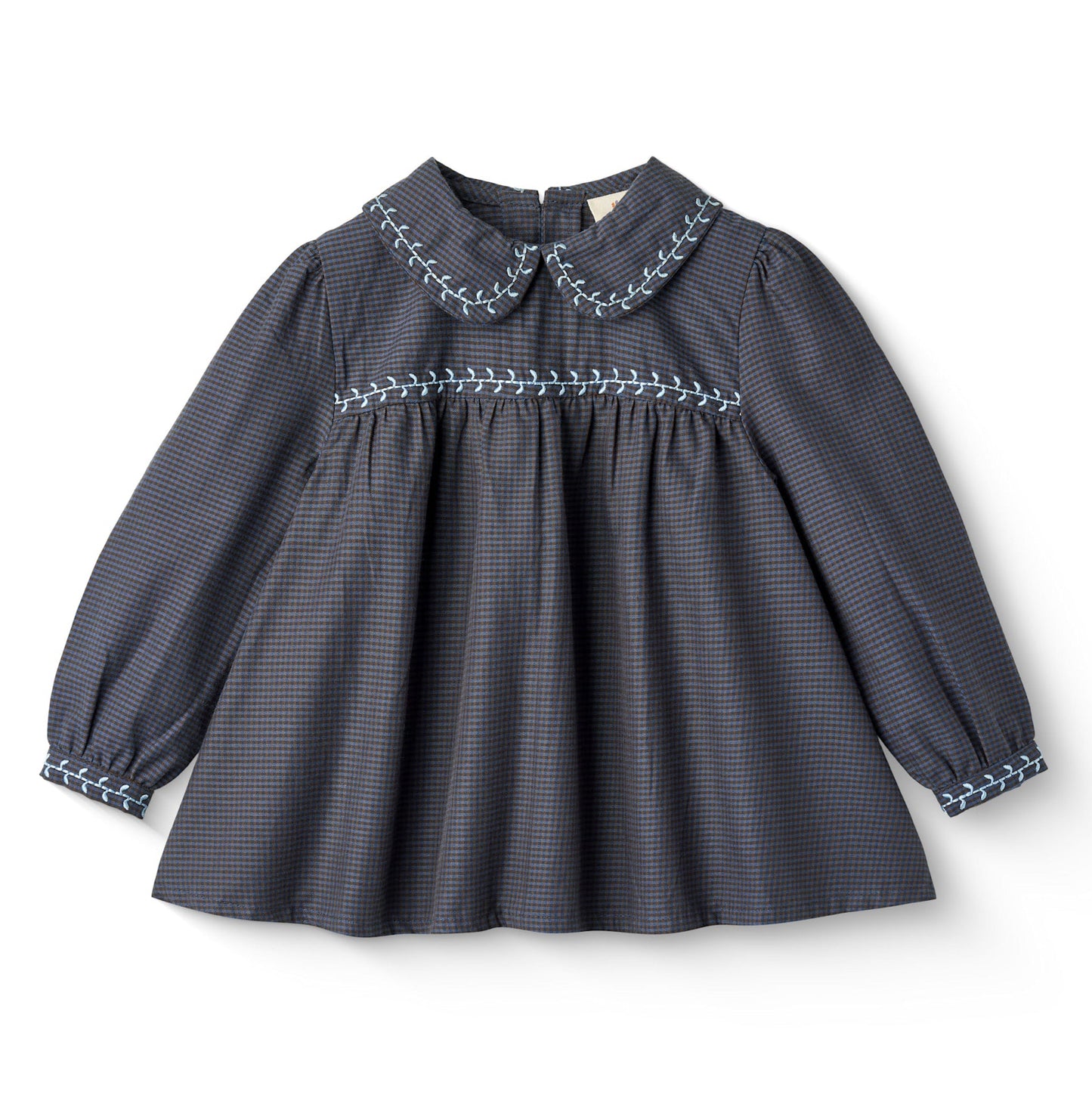 Camicia con ricamo in Cotone Biologico