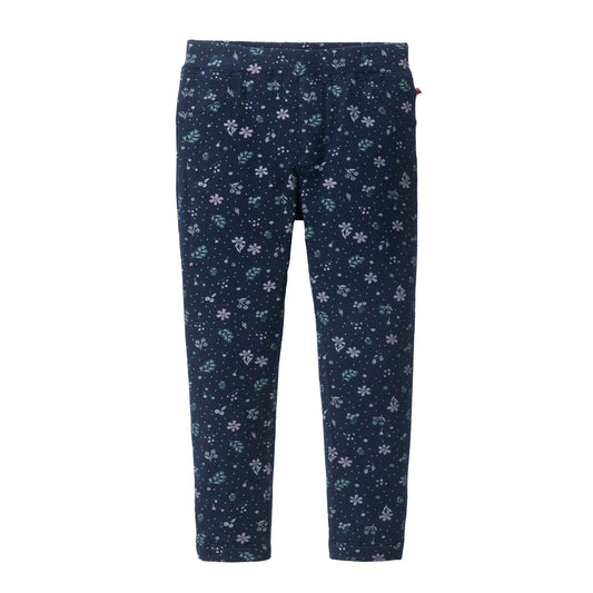Pantaloni leggings in cotone biologico - Fiori