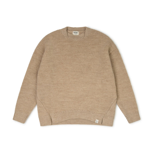 Maglioncino in lana Merino/Alpaca colore Cammello