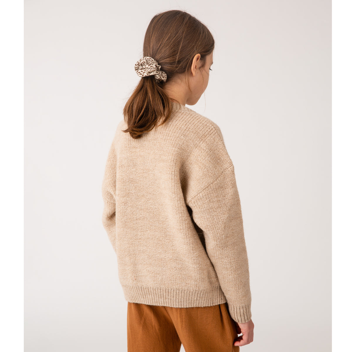 Maglioncino in lana Merino/Alpaca colore Cammello