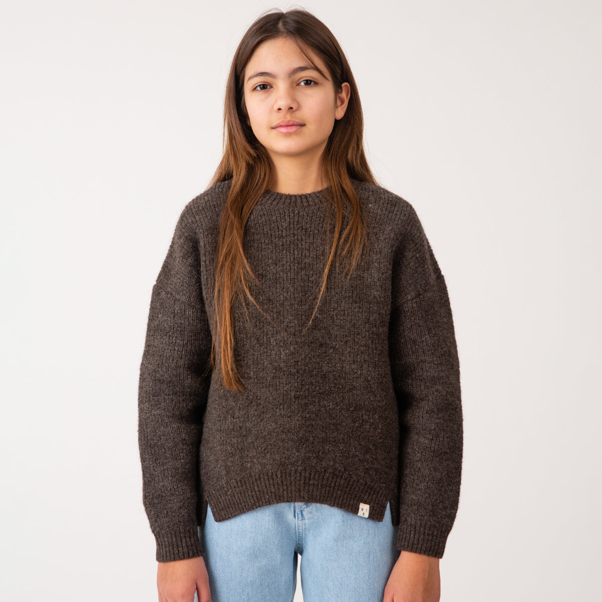 Maglioncino in lana Merino/Alpaca colore Vulcano