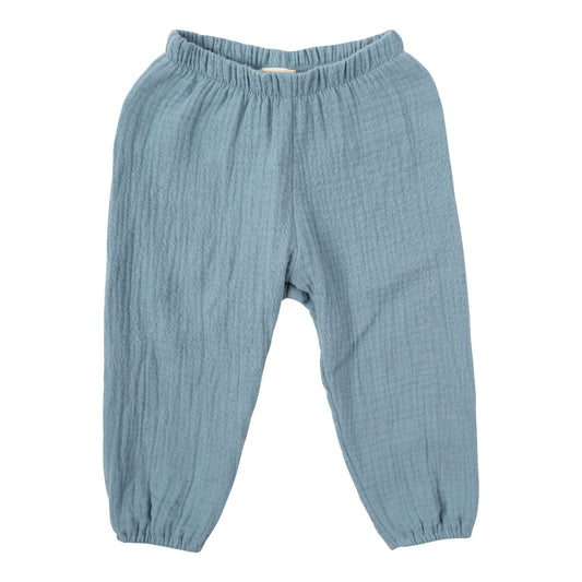 Pantaloni in Mussola di Cotone Biologico - Carta da Zucchero