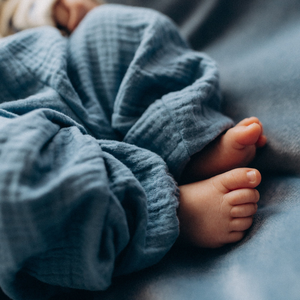 Pantaloni in Mussola di Cotone Biologico - Carta da Zucchero