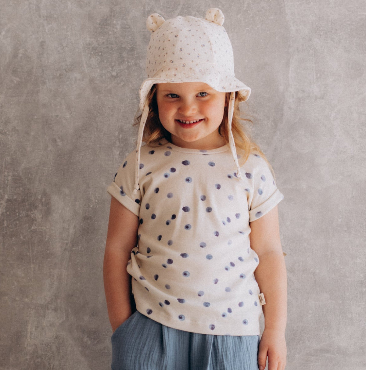 T-shirt in Cotone Biologico - Mirtilli