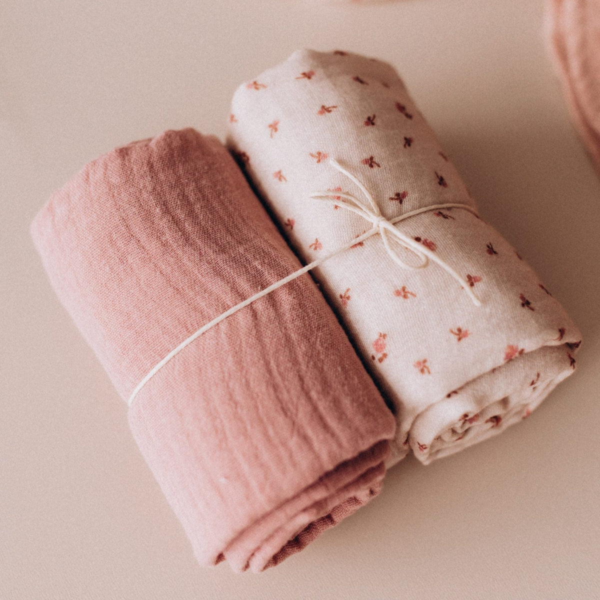 Mussole di Cotone Biologico 2 pz 65x65 cm