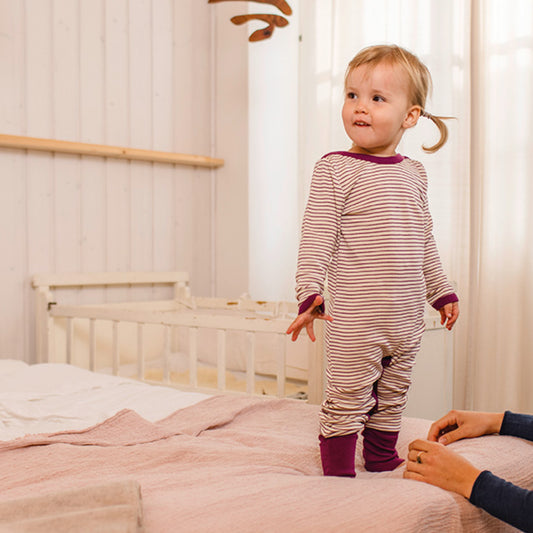 Tutina in lana e seta Bianco/Orchidea