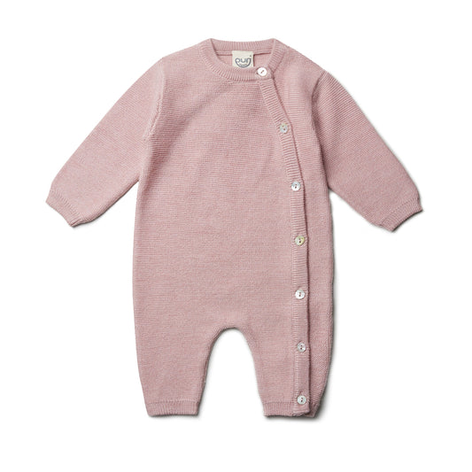 Tutina neonato in Lana e Seta - Colori vari