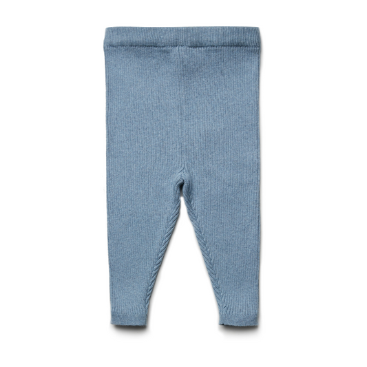 Leggings neonato in Cotone e Lana a costine - Colori vari