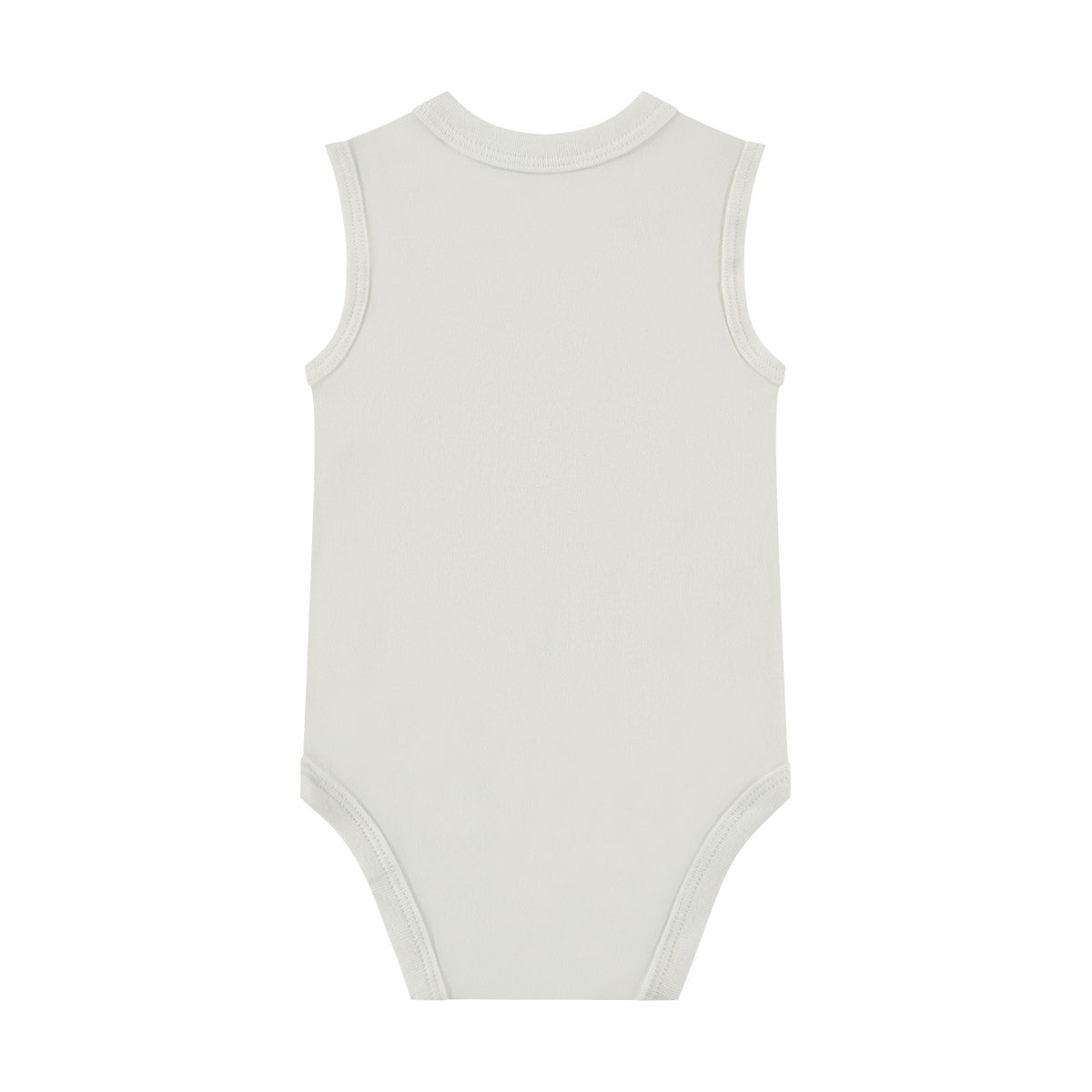 Box 3 pz - Body smanicato in Bamboo e Cotone Bianco