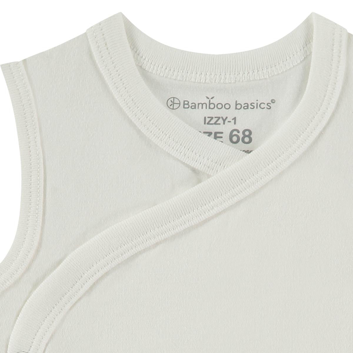 Box 3 pz - Body smanicato in Bamboo e Cotone Bianco/Verde/Blu