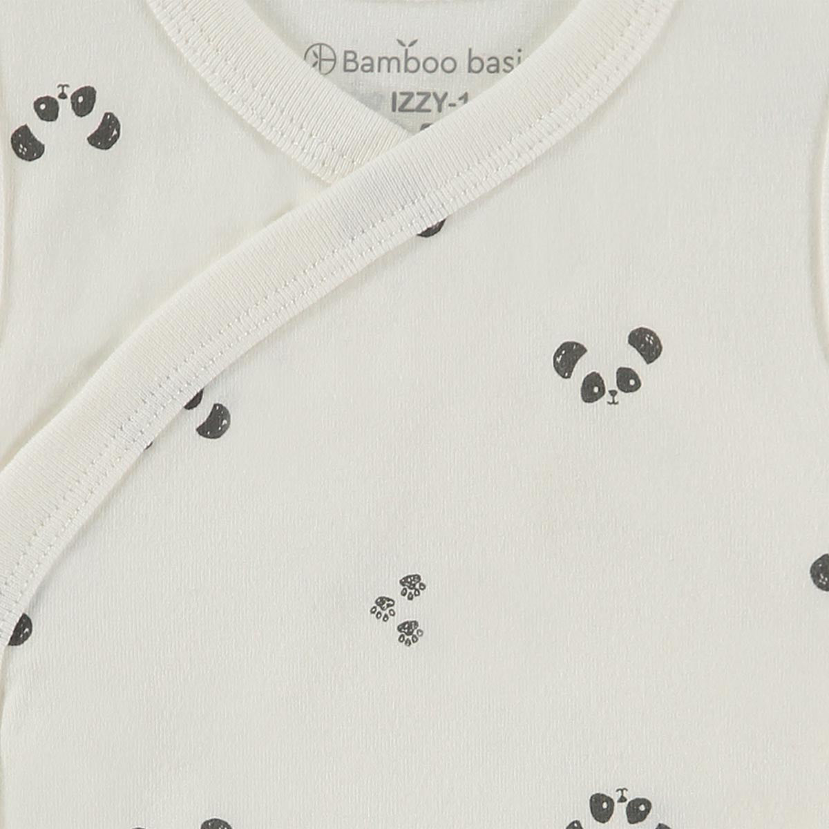 Box 3 pz - Body smanicato in Bamboo e Cotone Bianco
