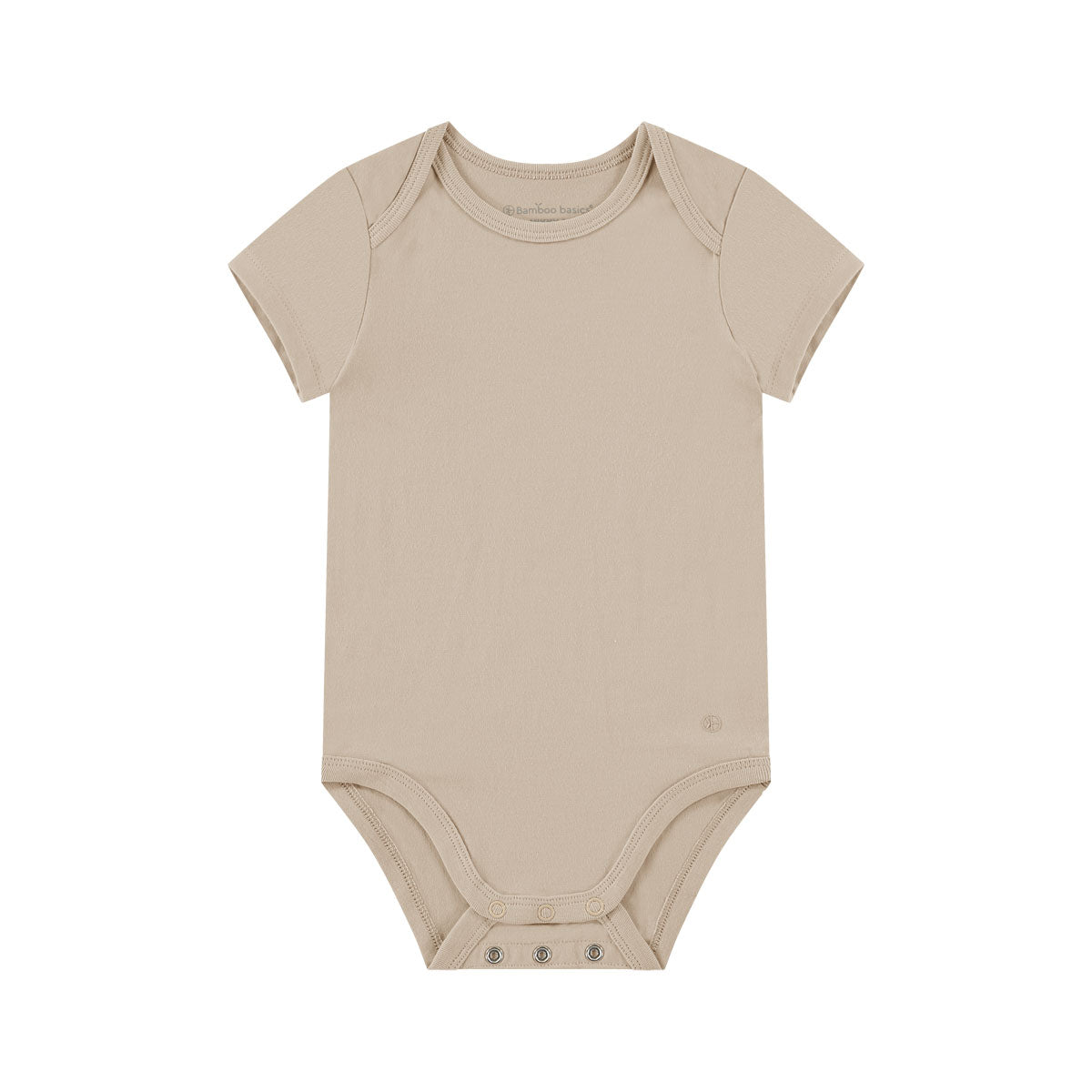 Box 3 pz - Body manica corta in Bamboo e Cotone Bianco/Beige/Rosa