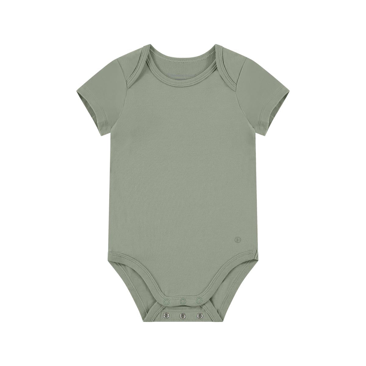 Box 3 pz - Body manica corta in Bamboo e Cotone Bianco/Verde/Blu