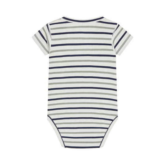 Body Bamboo - Righe Blu