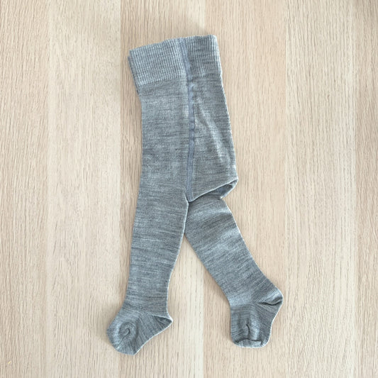 Calze baby in Lana e Cotone - Grigio