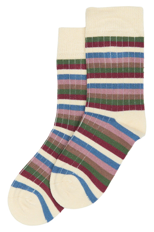 Calzini bamboo - Righe multicolor - Colori vari