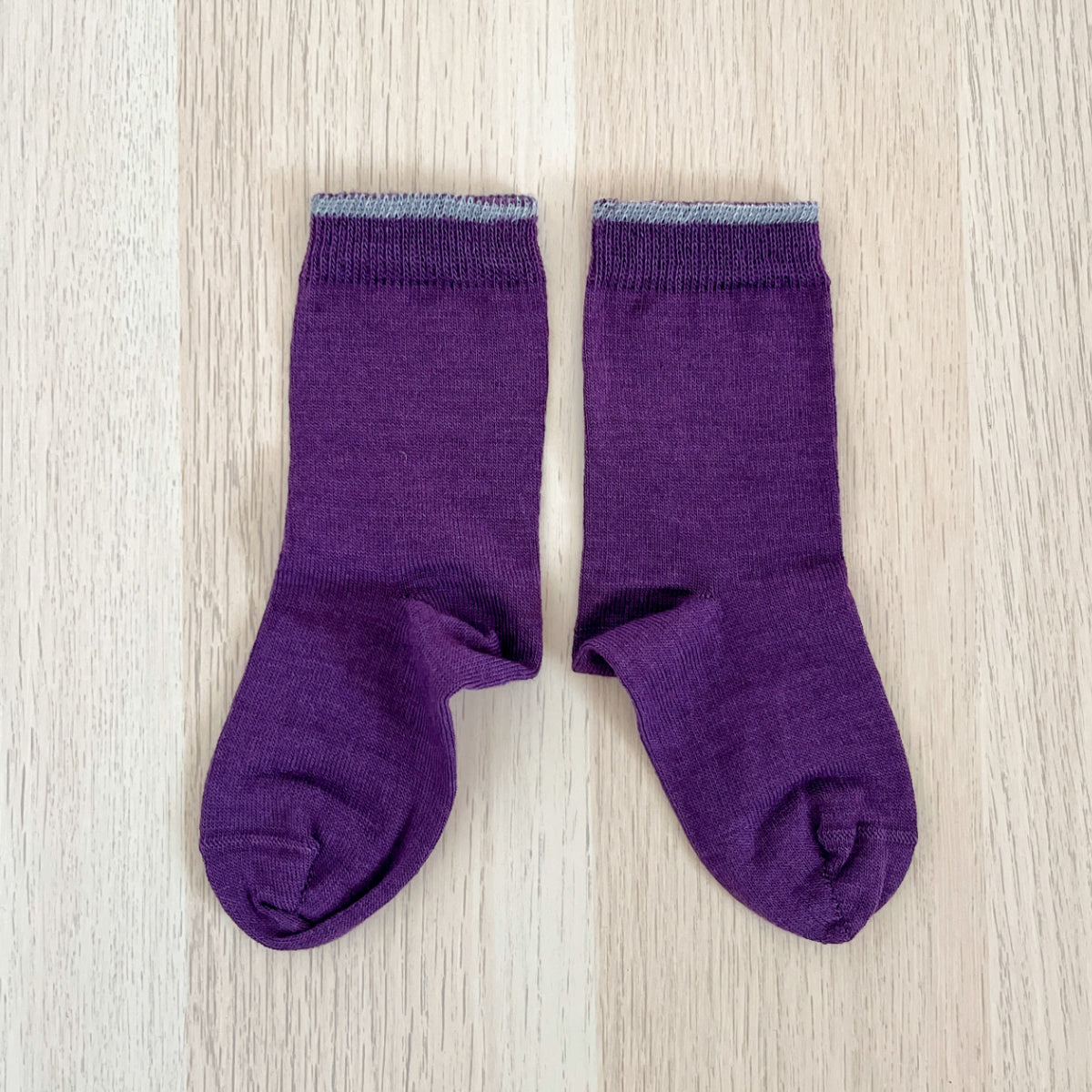Calzini in Lana e Cotone - Viola