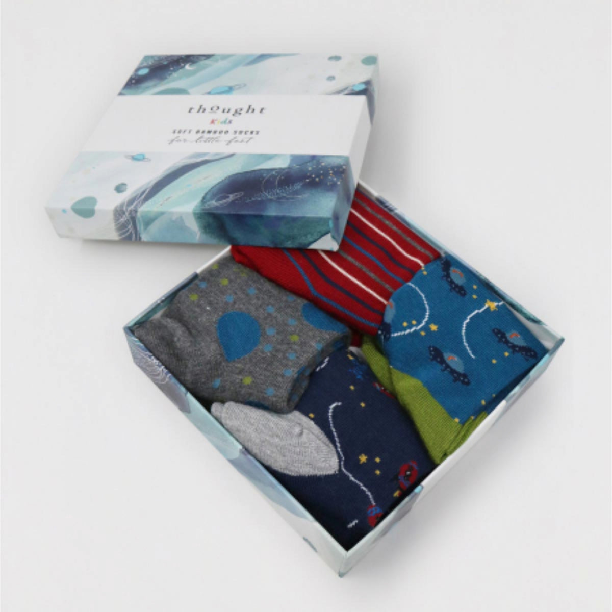 Box 4pz Calzini in bamboo BABY - 12/24 mesi - Spazio