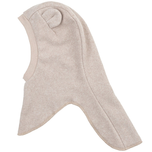 Balaclava in Pile di Cotone Biologico orsetto - Sabbia