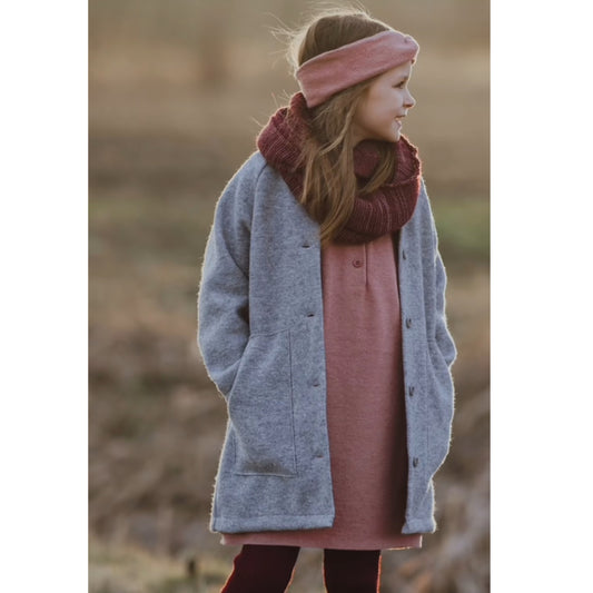 Cappottino in lana cotta biologica - Grigio