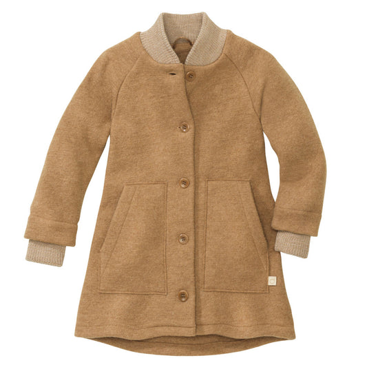 Cappottino in lana cotta biologica - Caramello
