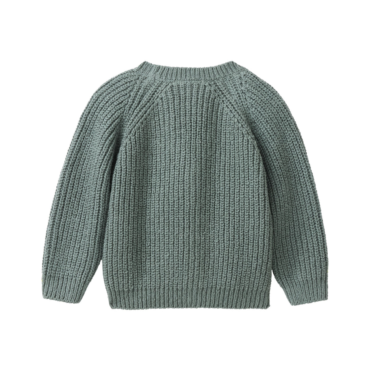 Cardigan in Cotone Biologico - Eucalipto