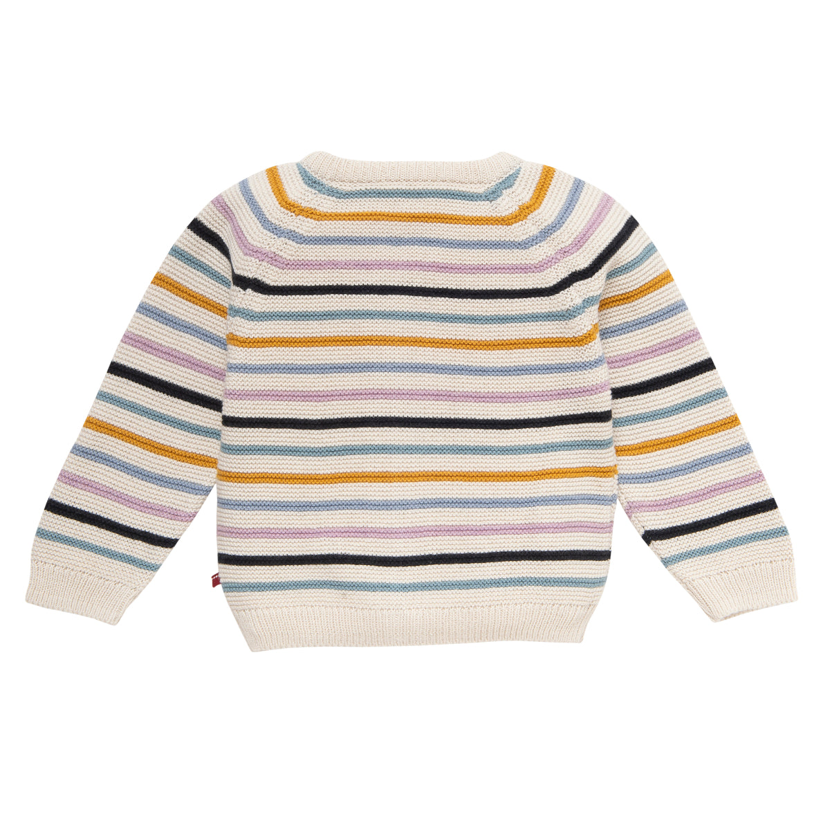 Cardigan in maglia di cotone biologico - Righe