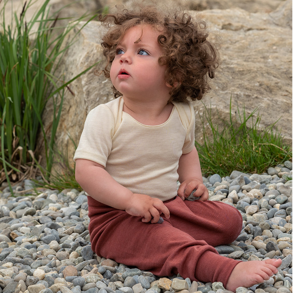 Pantaloni baby Lana Seta - Colori Vari