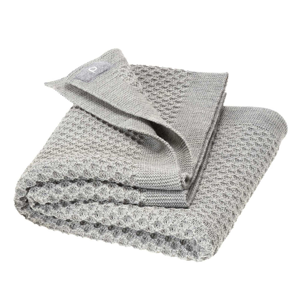 Coperta in lana merino biologica Nido d'ape - Colori vari
