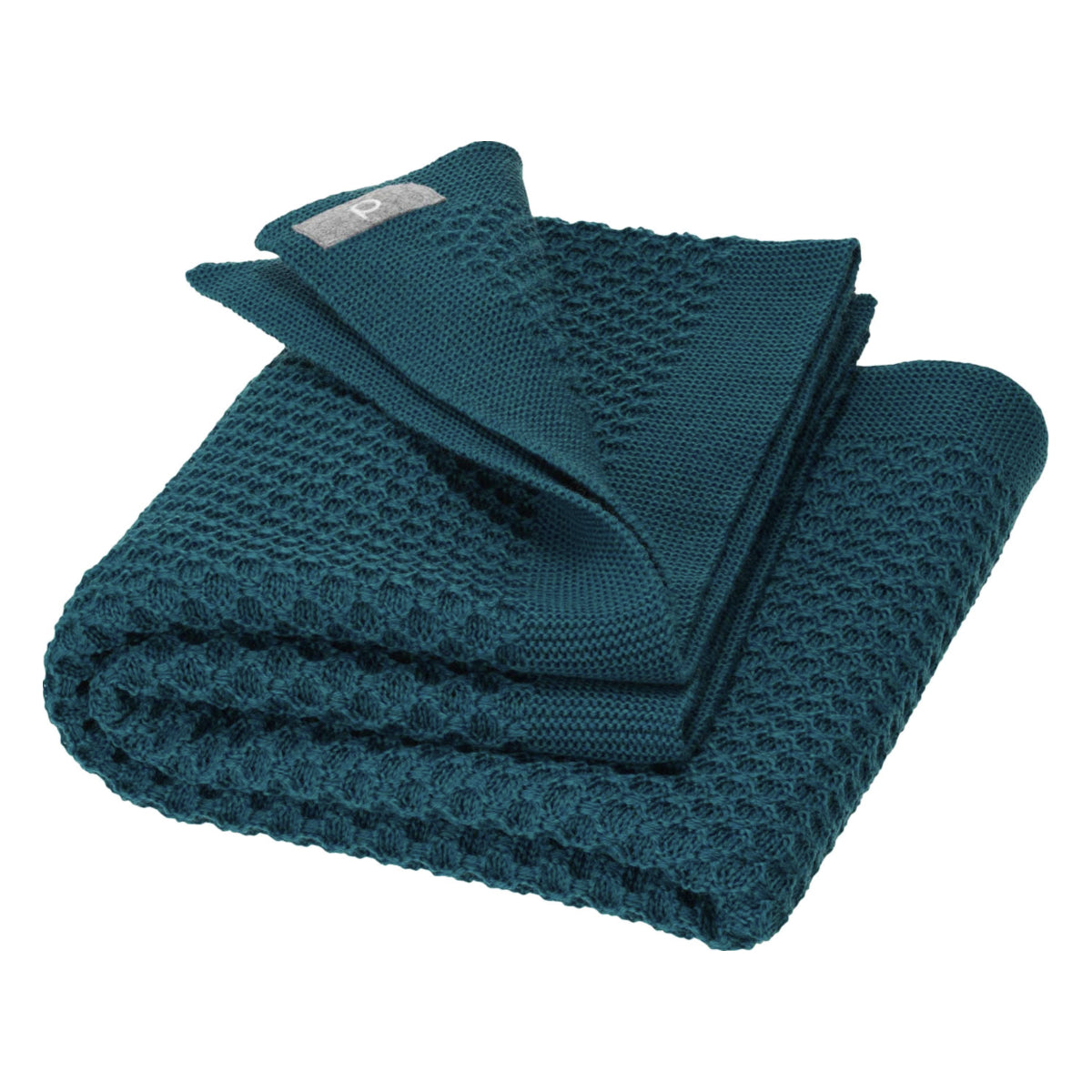 Coperta in lana merino biologica Nido d'ape - Colori vari