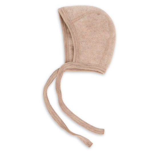 Cuffietta in pile di lana merino Sabbia