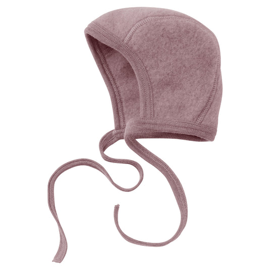 Cuffietta in pile di lana merino Rosa