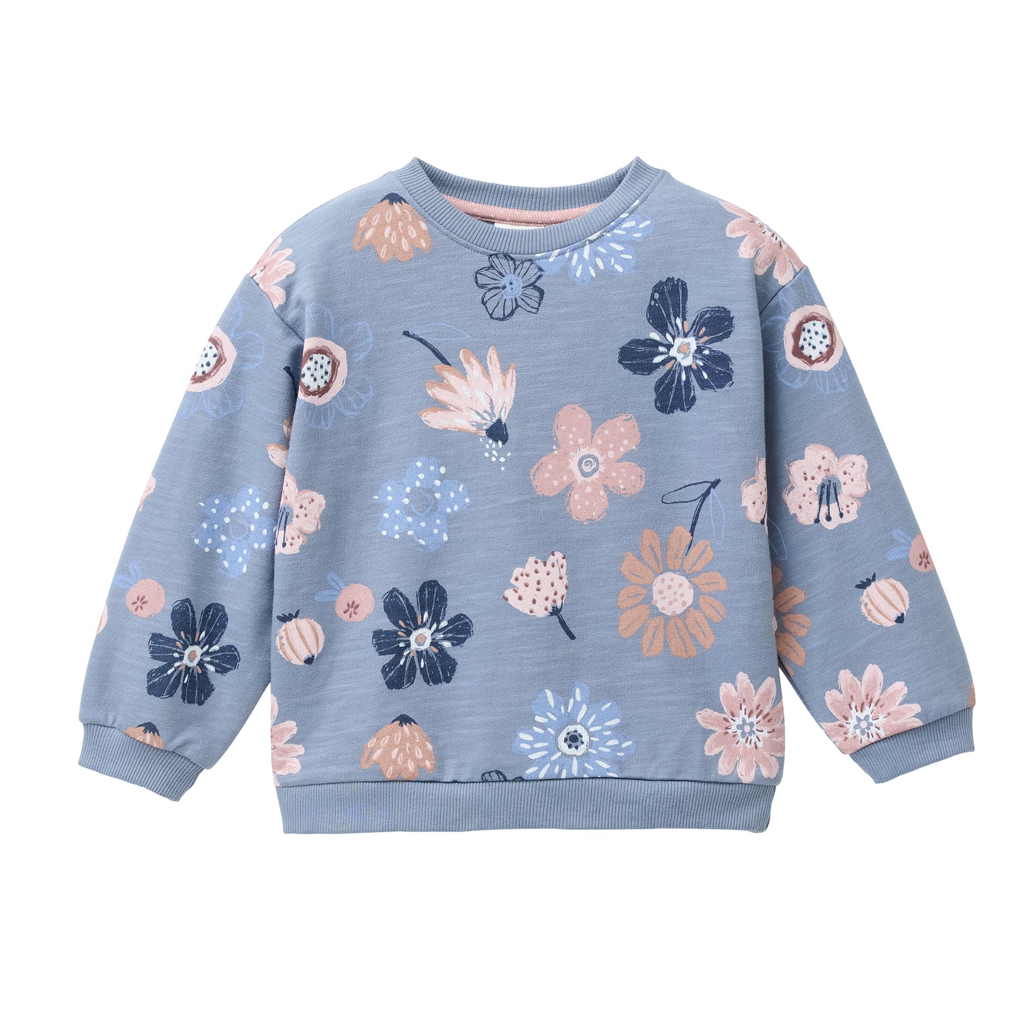 Felpa in Cotone Biologico - Fiori