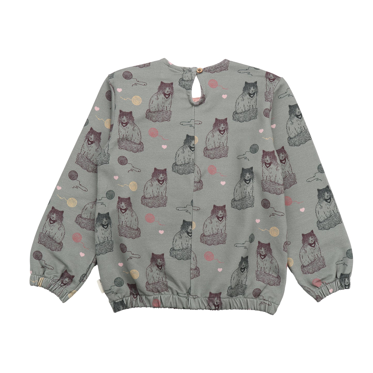 Felpa in Cotone Biologico - Gatti