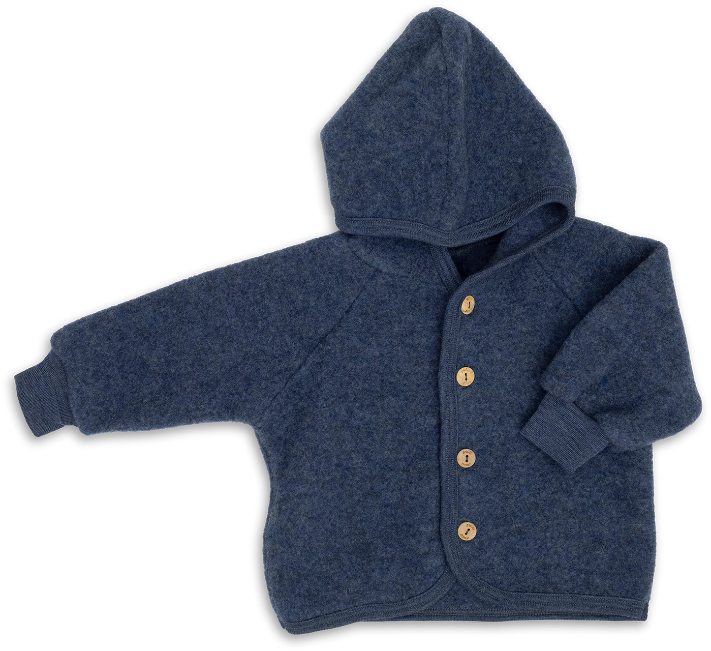 PREORDINE - Giacca in pile di lana biologica - Blu