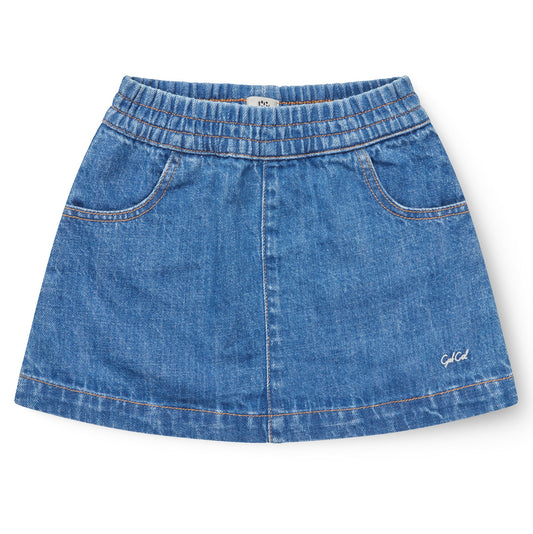 Gonna in Denim Biologico