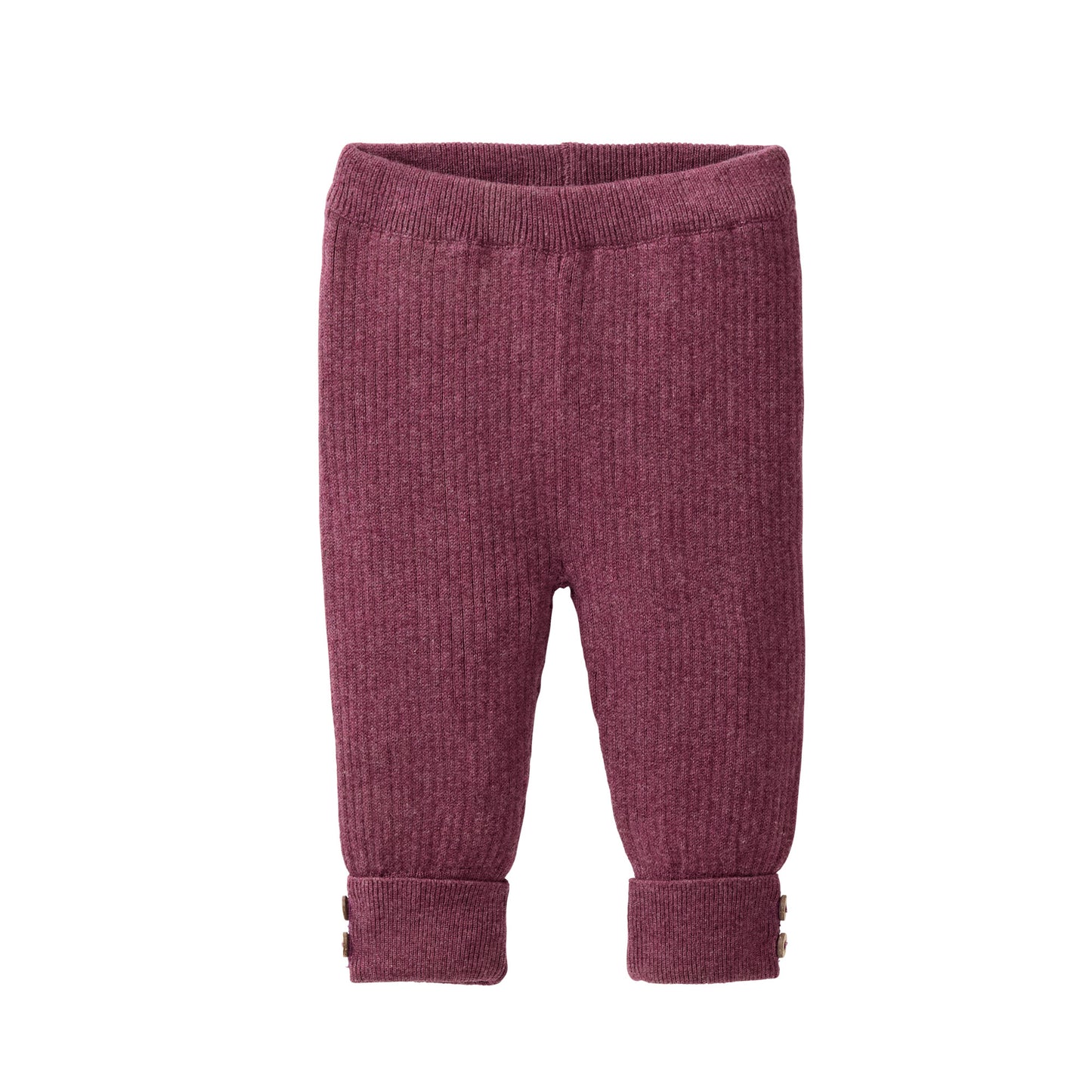Pantaloni a costine in maglia di Cotone Biologico - Mora