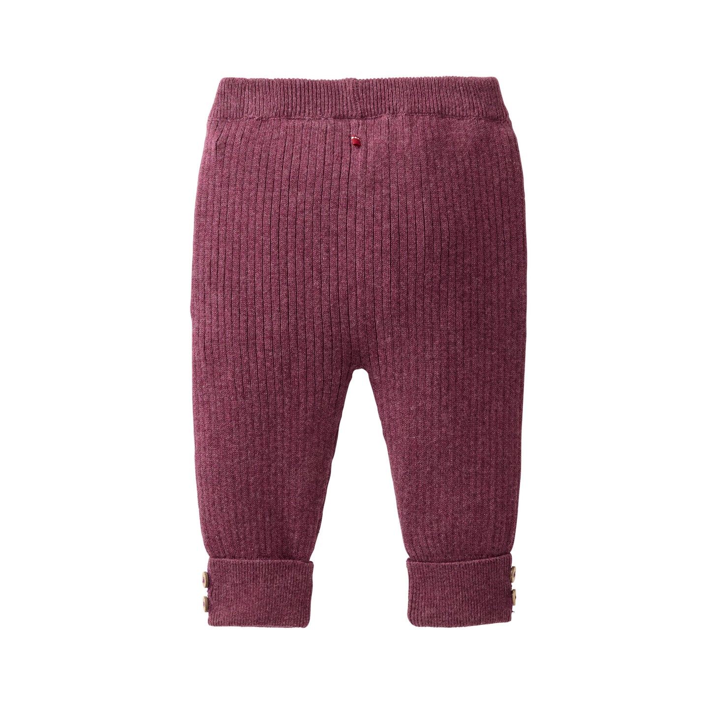 Pantaloni a costine in maglia di Cotone Biologico - Mora