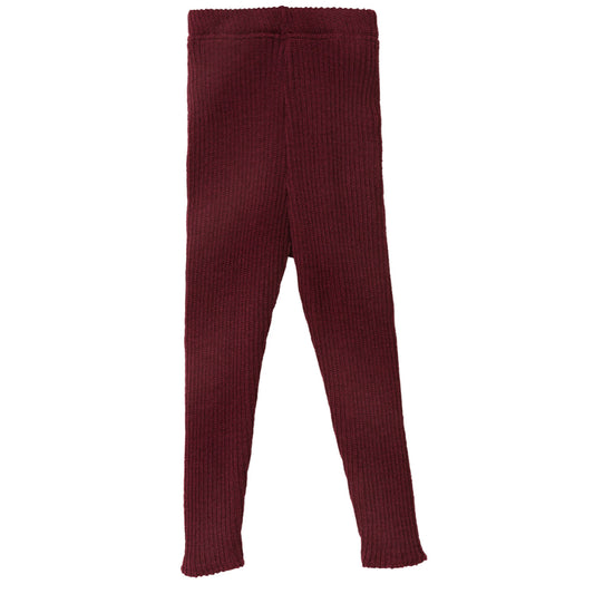 Leggings a costine in lana biologica - Ribes
